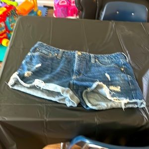 Ripped Jean shorts size 12